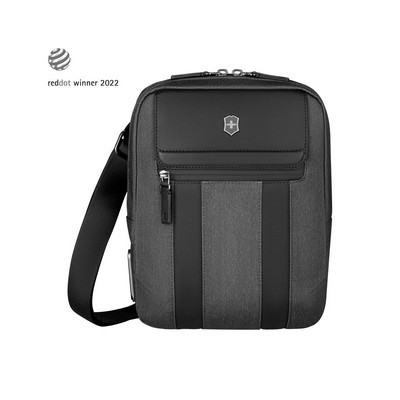 Architecture Urban2, Crossbody Bag, Crossbody Bag with 10'' Tablet Compartment, Melange Grey/Black