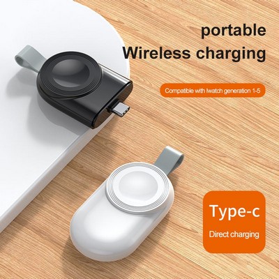 Portable Type C Wireless iWatch Charger