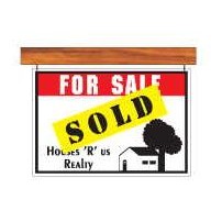 Sold Sign Lapel Pin