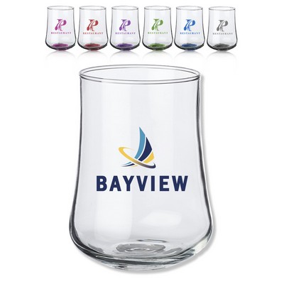 15 oz Rose Bud Stemless Glasses