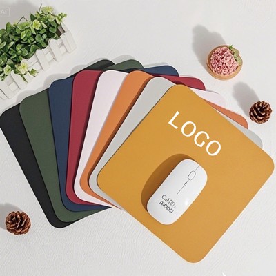 Two-Sided Synthetic Leather Mouse Mat