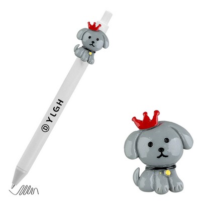 Crown Dog Click Activated Pen