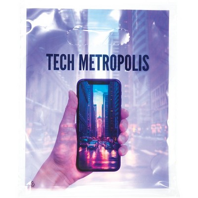 Digital Full Color 2-Sided Clear Plastic Bag (7.5" x 9")