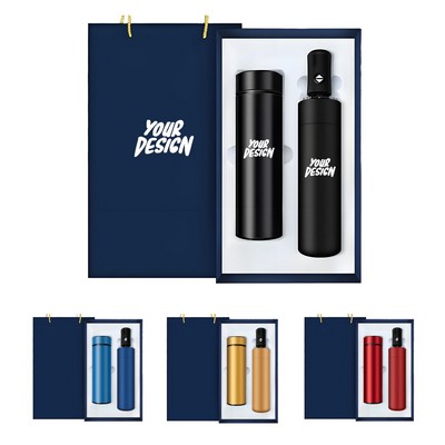 Umbrella And Water Bottle Corporate Gift Kit