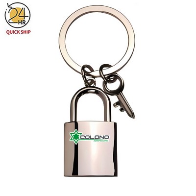 Stainless Steel Lock Chain Key Charm Small Accessory