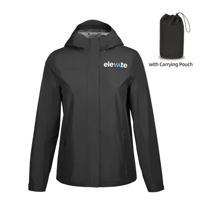 Women's Lightweight Waterproof Hooded Rain Jacket