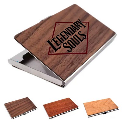 Wood Business Card Holder