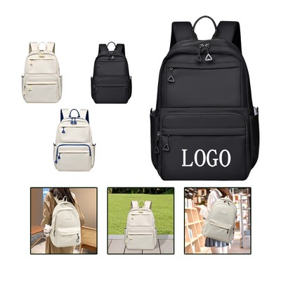 Minimalist Oxford Student Laptop Backpack