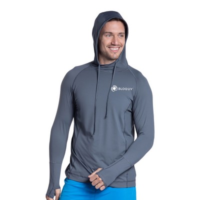 BloqUV Unisex Sun Protection UPF 50+ Long Sleeve Hoodie