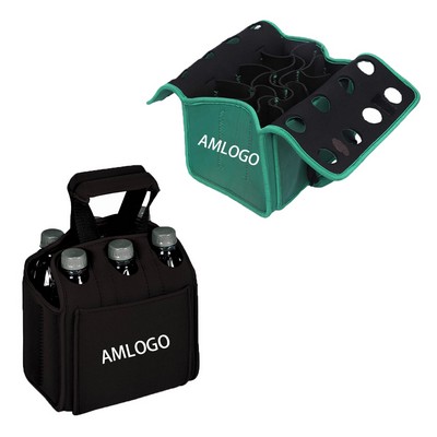 Custom Neoprene Six-Can Cooler Totes