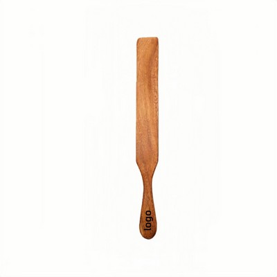 Teak Wood Spatula Slotted Salad Server and Sauce Spreader Kitchen Utensil Set