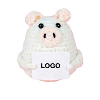 Pig Animal Mood Crochet Doll