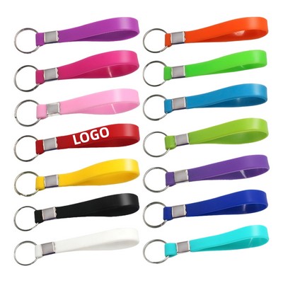 Custom Silicone Wristband Keychain