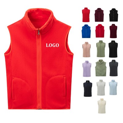 Fleece Sleeveless Sports Vest
