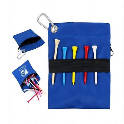 Nylon Golf Tee Bag