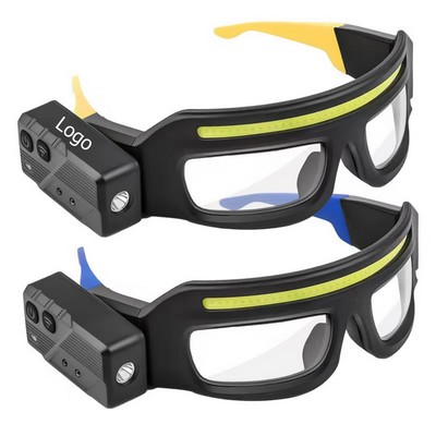 Multi Functional Glasses lamp Head Wearable Rechargeable Headlight