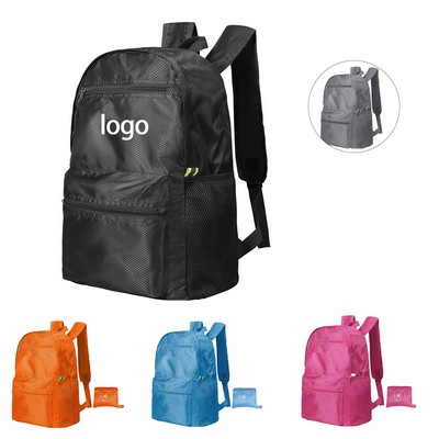 Polyester Foldable Travel Backpack