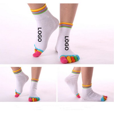 Colorful Full Toe Yoga Socks