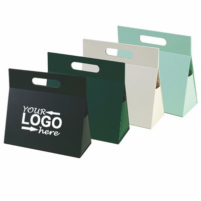 Foldable Magnetic Closure Triangle Gift Box