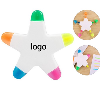 Multi - Color Star Highlighters