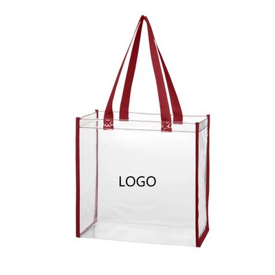 Clear PVC Vinyl Tote Bag