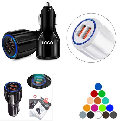 Usb/Type C PD Qc3.0 Car Quick Charger