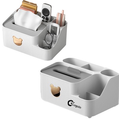 Multifunction Rectangular Tissue Holder Cover Case Facial Tissue Paper Box