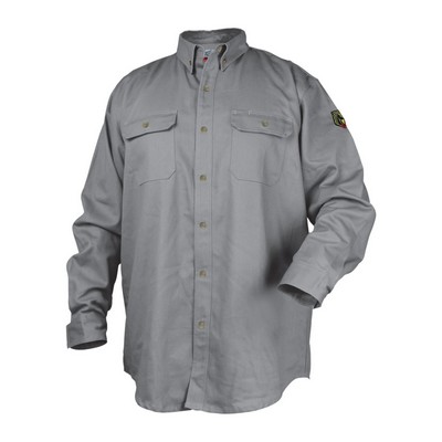 Black Stallion WF2110-GY FR COTTON WORK SHIRT