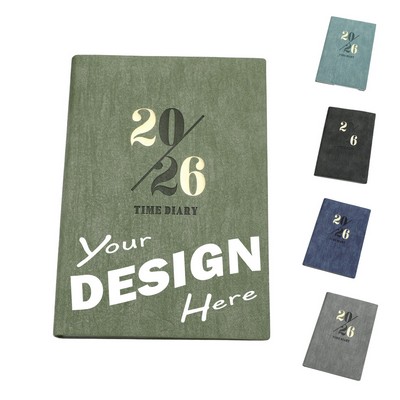 2026 Daily Planner 365 Day English Agenda Notebook