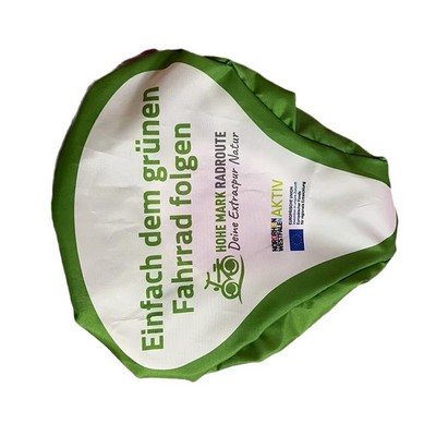 Eco-Friendly Recycled PET (RPET) Bike Seat Cover Sustainable Waterproof Polyester Saddle Shield