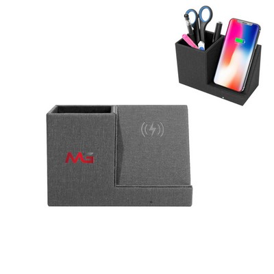Pen Holder With Wireless Charging