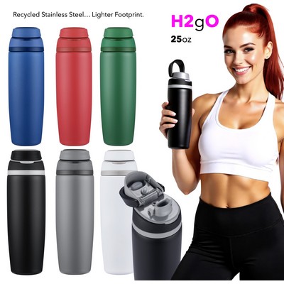 H2gO 28 OZ Eco Recycled Stainless Steel Vacuum
