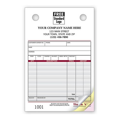 Register Forms - Small (2-Part)
