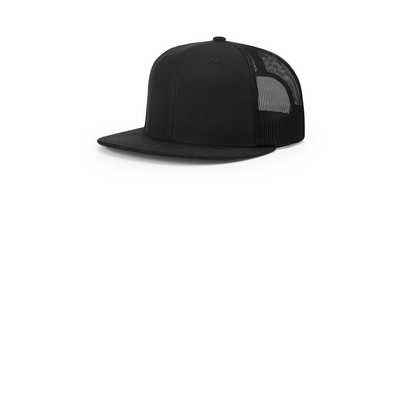 Richardson Acrylic-Wool Blend Flatbill Trucker Cap