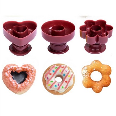 Donut Cake Mold, Donut Cutter & Biscuit Cutter, Baking Tool for Donut & Cake Making