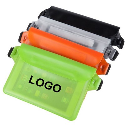 PVC Floating Waterproof Waist Pack Phone Dry Bag for Swimming and Outdoor Sports