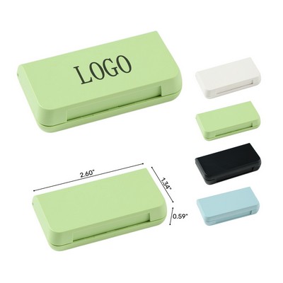 Cute Mini Three Compartment Pill Box