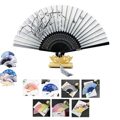 Floral Folding Fan