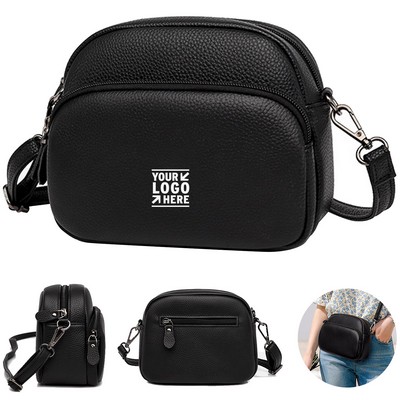 Classic Leather Shoulder Bag A5