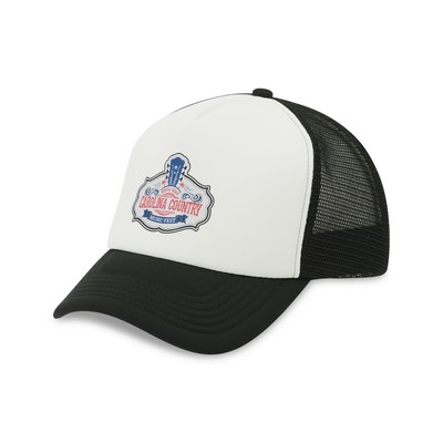 Merrimack Hat Co.® Bronx Trucker Cap - Black-White