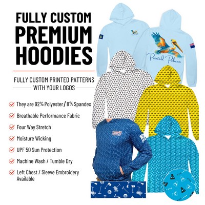 Fully Custom Premium Performance Hoodies