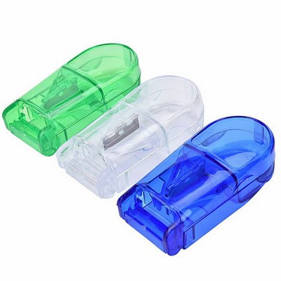 2-in-1 Pill Box With Easy Tablet Splitter
