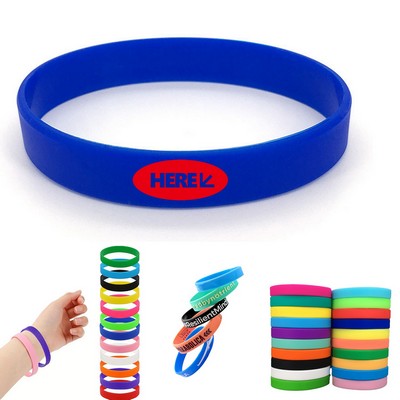 Single Color Silicone Bracelet
