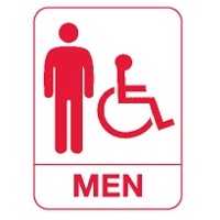 ADA Signage - Men's Wheelchair Restroom (Copy Signs)