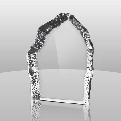Clear Iceberg Award (7"x5 3/4"x1")
