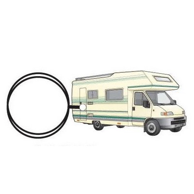 Recreational Vehicle 2 Executive Keychain w/Mirrored Back (4 Square Inch)