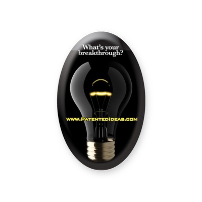 Oval 4 Color Process Button (1 3/4"x2 3/4")