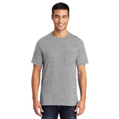Port & Co™ Tall Core Blend Pocket Tee.