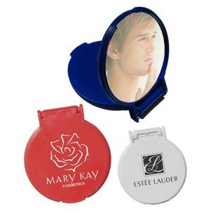 Union Printed - Pocket Size Mirror (2.5" Rouns) with 1-Color Logo