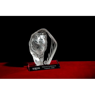 Crystal Tiger Award (Deep Carved)